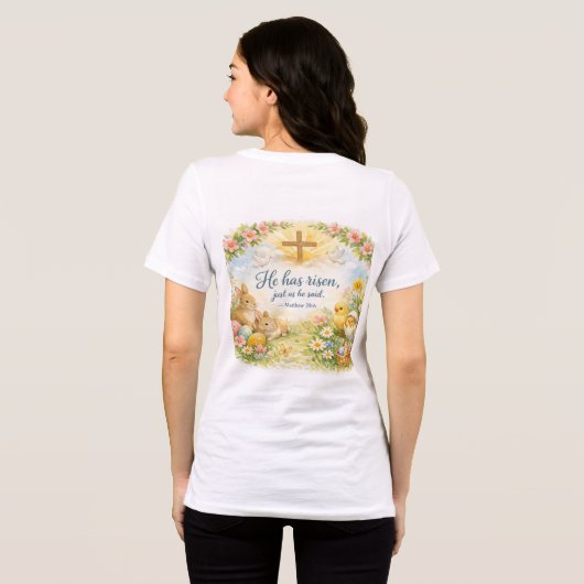 復活したよ 大人Tシャツ トライブレンドTシャツ (裏面全面)