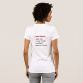 復活したらコッカー・スパニエルだな Tシャツ 両面プリント (裏面フル)