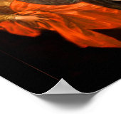 復活したキリストが上を見つめていた ポスター (角)