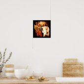 復活したキリストが上を見つめていた ポスター (キッチン)