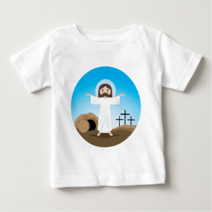 復活したキリスト ベビーTシャツ