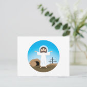 復活したキリスト ポストカード (スタンド正面)