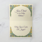 復活したキリスト、ユダのライオン(VVP 08)復活祭 カード (内部)