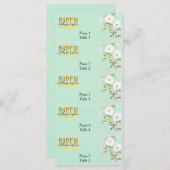 復活した宗教的なクリスチャンのミントイースター座席表 (正面/裏面)