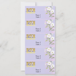 復活した宗教的クリスチャンパープルイースター座席表