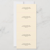 復活した宗教的クリスチャン砂イースター座席表 (裏面)