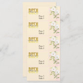 復活した宗教的クリスチャン砂イースター座席表 (正面/裏面)