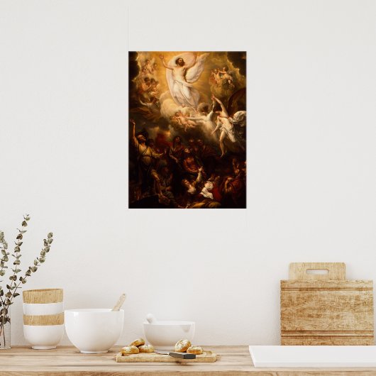 復活するイエス・キリスト ポスター (キッチン)