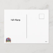 復活と人生の平和なイースター シーズンポストカード (裏面)