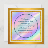 復活と命のポストカード 招待状 (裏面)