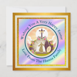 復活と命のポストカード 招待状