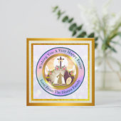 復活と命のポストカード 招待状 (スタンド正面)