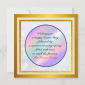 復活と命のポストカード 招待状 (裏面)