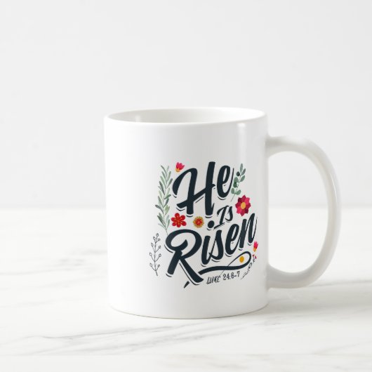 復活のイースターシャツ、キリストの復活 コーヒーマグカップ (右)