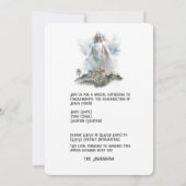 復活のキリスト 十字架 イースター クリスチャン 招待状 (裏面)