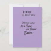 復活のクロス フラット ノートカード (裏面)