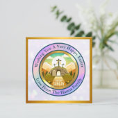 復活の主と復活の日の祝い 招待状 (スタンド正面)