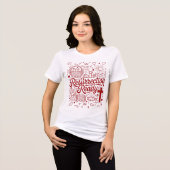復活の主イースター・キリスト教ファッション トライブレンドTシャツ (正面全面)