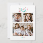 復活の主 イースター 4枚写真 フラットカード 招待状 (裏面)