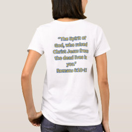 復活の力 キリスト教の十字架Tシャツ Tシャツ