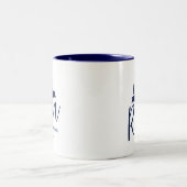 復活の十字架 コーヒーマグ ツートーンマグカップ (中央)