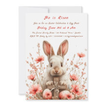 「復活の喜び」イースターエッグハント招待状