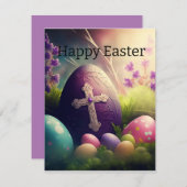 復活の喜び：祝の復活卵 シーズンカード (正面/裏面)