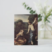 復活の後マリアと共にイエス ポストカード (スタンド正面)