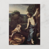 復活の後マリアと共にイエス ポストカード (正面)