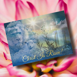 復活の日イースターラムライオンクロス 箔シーズンカード