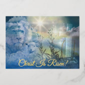 復活の日イースターラムライオンクロス 箔シーズンカード (正面)