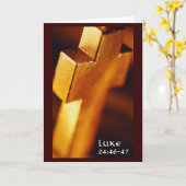 復活の日 グリーティング カード2 カード (黄色い花)