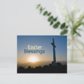 復活の朝、ヨハネ11:25 わたしは復活である シーズンポストカード (スタンド正面)