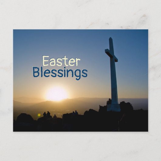 復活の朝、ヨハネ11:25 わたしは復活である シーズンポストカード (正面)