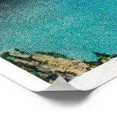 復活の湾でハルディング氷河のビュー ポスター (角)