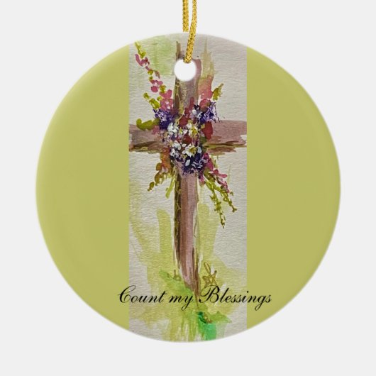 復活の陶芸装飾品 セラミックオーナメント (正面)