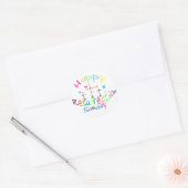 復活の3つの十字シール ラウンドシール (封筒)