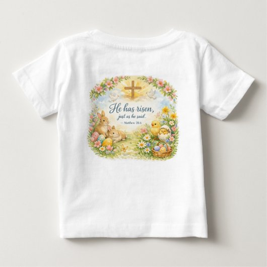 復活のTシャツ ベビーTシャツ (裏面)