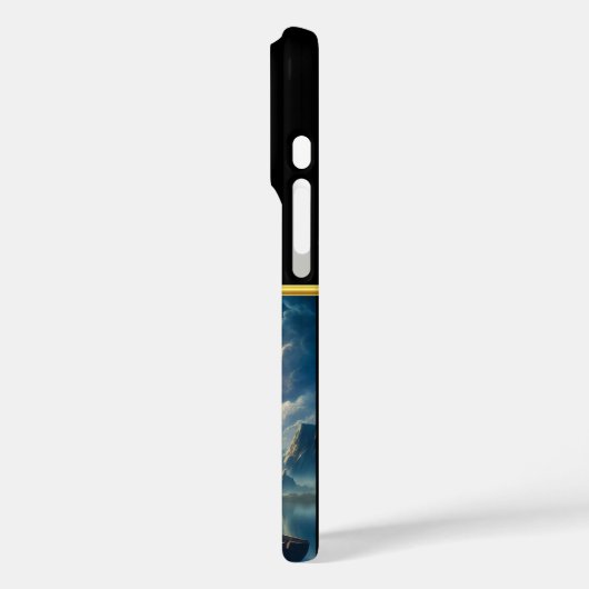 復活を待つ海の上でイエスが十字架につけられた Case-Mate iPhoneケース (裏面 / 左)