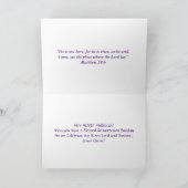 復活イースターカード シーズンカード (内部)