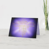 復活イースターワードクラウドホリデーカード シーズンカード (正面)