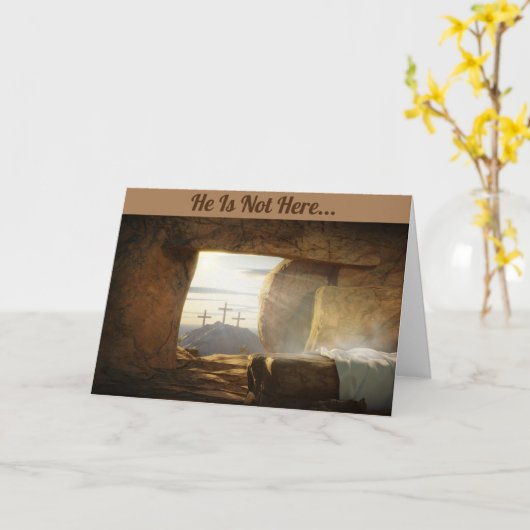 復活カード カード (黄色い花)