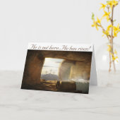 復活カード カード (黄色い花)