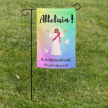 復活キリスト・イースター・ガーデン国旗