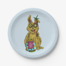 復活バニーカスタム紙プレート7" ペーパープレート