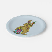 復活バニーカスタム紙プレート7" ペーパープレート (アングル)