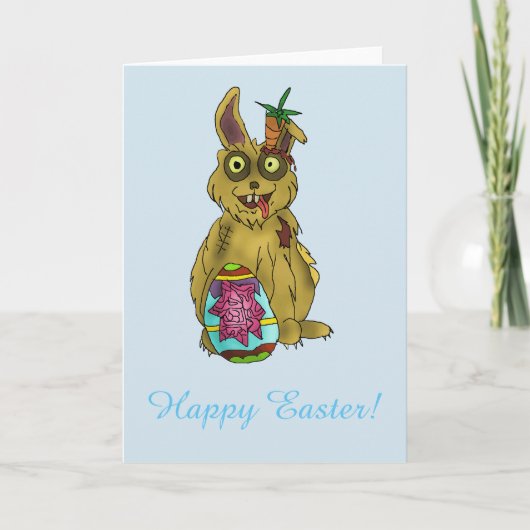 復活バニー標準グリーティングカード シーズンカード (正面)