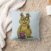 復活バニー装飾用クッション16インチx 16インチ クッション (ブランケット)