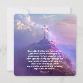 復活ライフ宗教的イースタークロス聖なる書物、 経典 シーズンカード (正面)