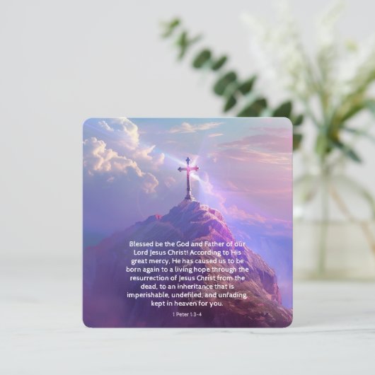 復活ライフ宗教的イースタークロス聖なる書物、 経典 シーズンカード (スタンド正面)